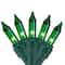 50ct. Mini Christmas String Lights with Green Wire